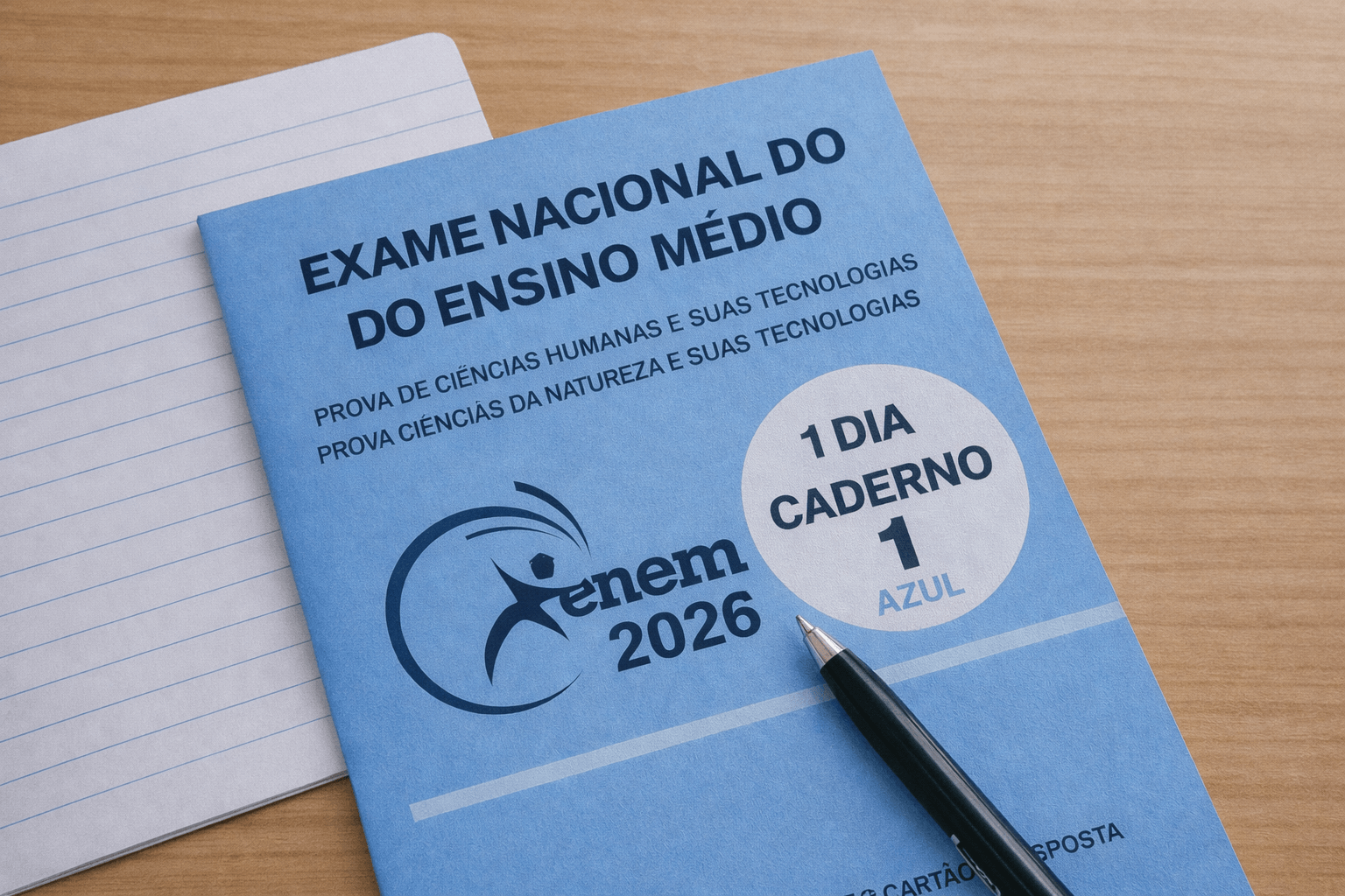 Estudantes se preparando para o ENEM